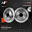 APBRPR331 Rear Disc Brake Rotors & Ceramic Brake Pads