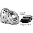 APBRPR337 Rear Disc Brake Rotors & Ceramic Brake Pads
