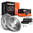 APBRPR338 Rear Disc Brake Rotors & Ceramic Brake Pads