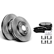 APBRPR343 Front Disc Brake Rotors & Ceramic Brake Pads