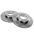 APBRPR357 Front & Rear Disc Brake Rotors & Ceramic Brake Pads