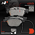 APBRPR361 Front & Rear Disc Brake Rotors & Ceramic Brake Pads