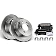 APBRPR370 Rear Disc Brake Rotors & Ceramic Brake Pads