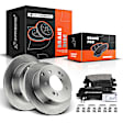 APBRPR370 Rear Disc Brake Rotors & Ceramic Brake Pads