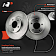 APBRPR384 Front Disc Brake Rotors & Ceramic Brake Pads