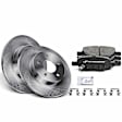 APBRPR398 Rear Disc Brake Rotors & Ceramic Brake Pads