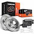 APBRPR413 Rear Disc Brake Rotors & Ceramic Brake Pads