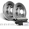 APBRPR415 Rear Disc Brake Rotors & Ceramic Brake Pads