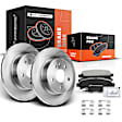 APBRPR416 Rear Disc Brake Rotors & Ceramic Brake Pads
