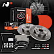 APBRPR416 Rear Disc Brake Rotors & Ceramic Brake Pads