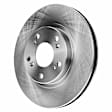 2004 Honda CR-V - Front Brake Disc and Pad Kit, Plain Surface, Front Left and Right, Driver and Passenger Side, 2.4L 4Cyl