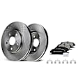 APBRPR427 Front Disc Brake Rotors & Ceramic Brake Pads