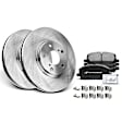 APBRPR429 Front Disc Brake Rotors & Ceramic Brake Pads