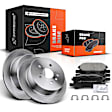 APBRPR434 Rear Disc Brake Rotors & Ceramic Brake Pads