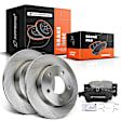 APBRPR436 Rear Disc Brake Rotors & Ceramic Brake Pads