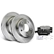 APBRPR436 Rear Disc Brake Rotors & Ceramic Brake Pads