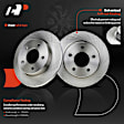 APBRPR436 Rear Disc Brake Rotors & Ceramic Brake Pads