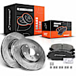 APBRPR448 Front Disc Brake Rotors & Ceramic Brake Pads