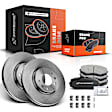 APBRPR452 Front Disc Brake Rotors & Ceramic Brake Pads