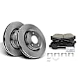 APBRPR459 Front Disc Brake Rotors & Ceramic Brake Pads