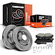 APBRPR459 Front Disc Brake Rotors & Ceramic Brake Pads