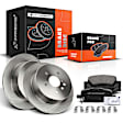 APBRPR460 Rear Disc Brake Rotors & Ceramic Brake Pads