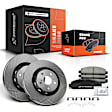 APBRPR461 Front Disc Brake Rotors & Ceramic Brake Pads