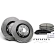 APBRPR461 Front Disc Brake Rotors & Ceramic Brake Pads