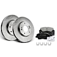 APBRPR464 Front Disc Brake Rotors & Ceramic Brake Pads