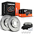 APBRPR464 Front Disc Brake Rotors & Ceramic Brake Pads