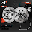 APBRPR470 Front Disc Brake Rotors & Ceramic Brake Pads