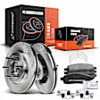 APBRPR471 Front Disc Brake Rotors & Ceramic Brake Pads