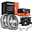 APBRPR473 Rear Disc Brake Rotors & Ceramic Brake Pads