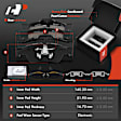 APBRPR473 Rear Disc Brake Rotors & Ceramic Brake Pads