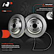 APBRPR473 Rear Disc Brake Rotors & Ceramic Brake Pads