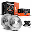 APBRPR480PG Rear Disc Brake Rotors & Ceramic Brake Pads