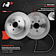 APBRPR480PG Rear Disc Brake Rotors & Ceramic Brake Pads
