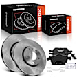 APBRPR495 6 Pcs Front Disc Brake Rotors & Ceramic Brake Pads