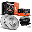 APBRPR511PG Front Disc Brake Rotors & Ceramic Brake Pads