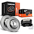 APBRPR558PG Front Disc Brake Rotors & Ceramic Brake Pads