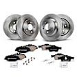 APBRPR568PG Front & Rear Disc Brake Rotors & Ceramic Brake Pads