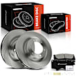 APBRPR574 6 Pcs Front Disc Brake Rotors & Ceramic Brake Pads