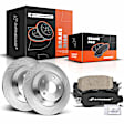 APBRPR582PG Rear Disc Brake Rotors & Ceramic Brake Pads