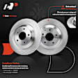 APBRPR582PG Rear Disc Brake Rotors & Ceramic Brake Pads