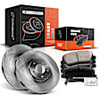 APBRPR584PG Front Disc Brake Rotors & Ceramic Brake Pads
