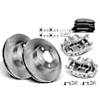 APBRPR598 8x Front Disc Brake Rotor & Pads + Brake Caliper