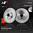 APBRPR608 8x Front Disc Brake Rotor & Brake Pads + Brake Caliper