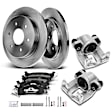APBRPR639 8x Rear Disc Brake Rotor & Pads + Brake Caliper