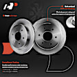 APBRPR639 8x Rear Disc Brake Rotor & Pads + Brake Caliper