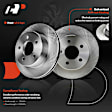 APBRPR715 8 Pcs Front Disc Brake Rotors & Ceramic Brake Pads & Brake Calipers